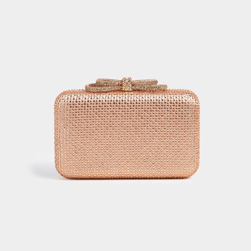 Women'S Evening Bags - Sparkling Crystal Clutch Bags Women's Full