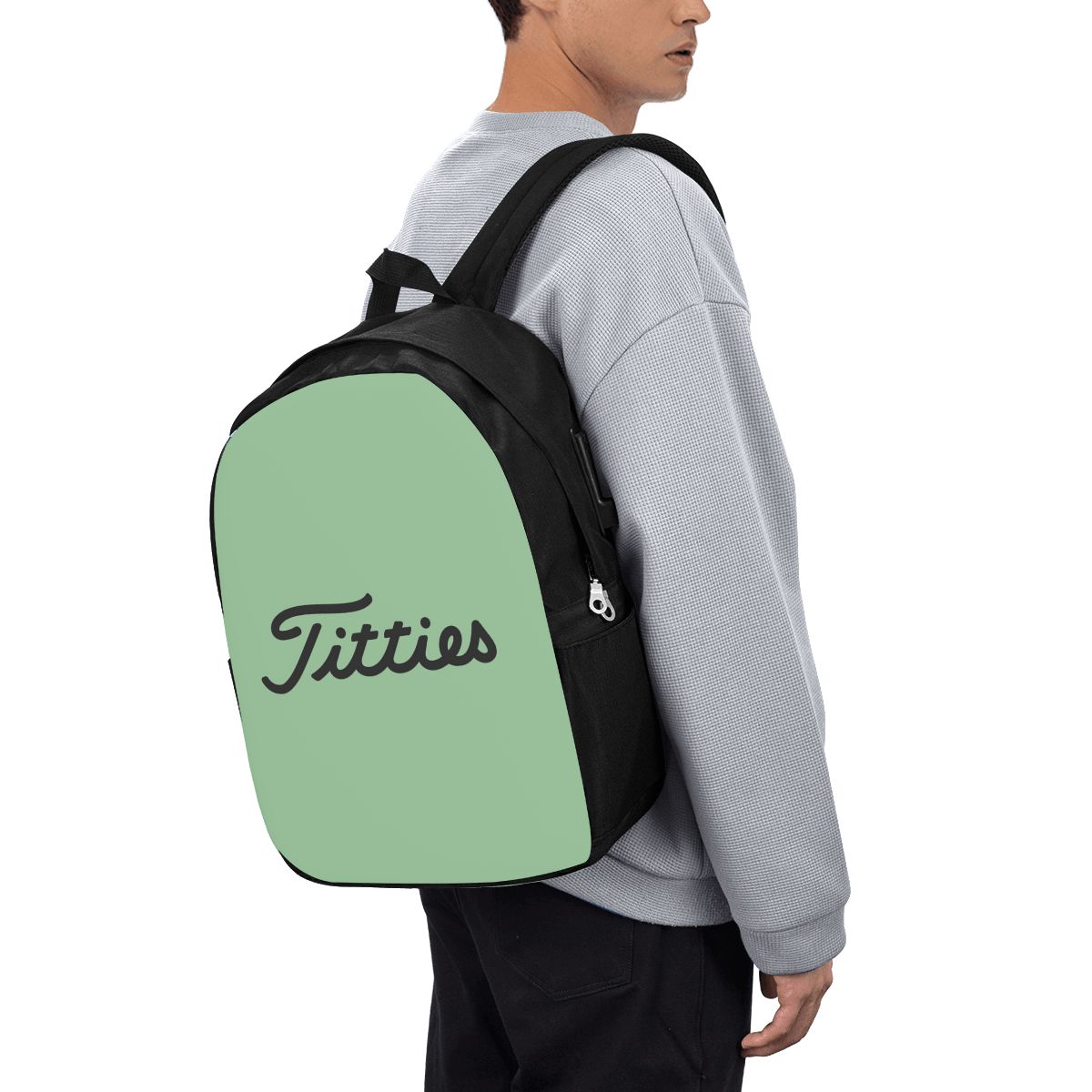 Women Bags For Travel - Titties Golf Ball Backpack Travel Notebook