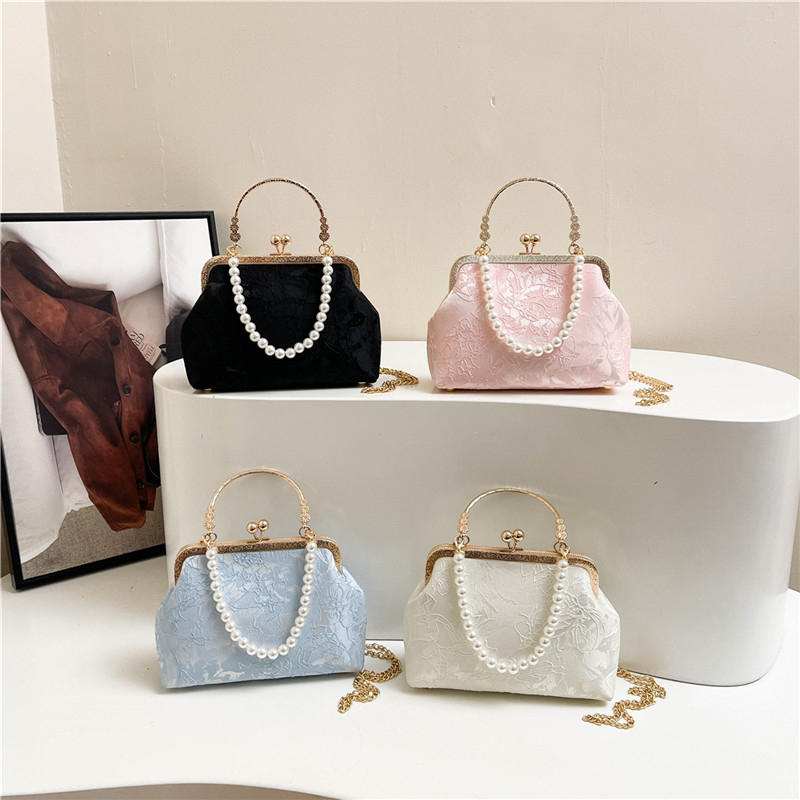 Vintage Classic Lace Bag pearl - огляд і ціна Women'S Evening Bags