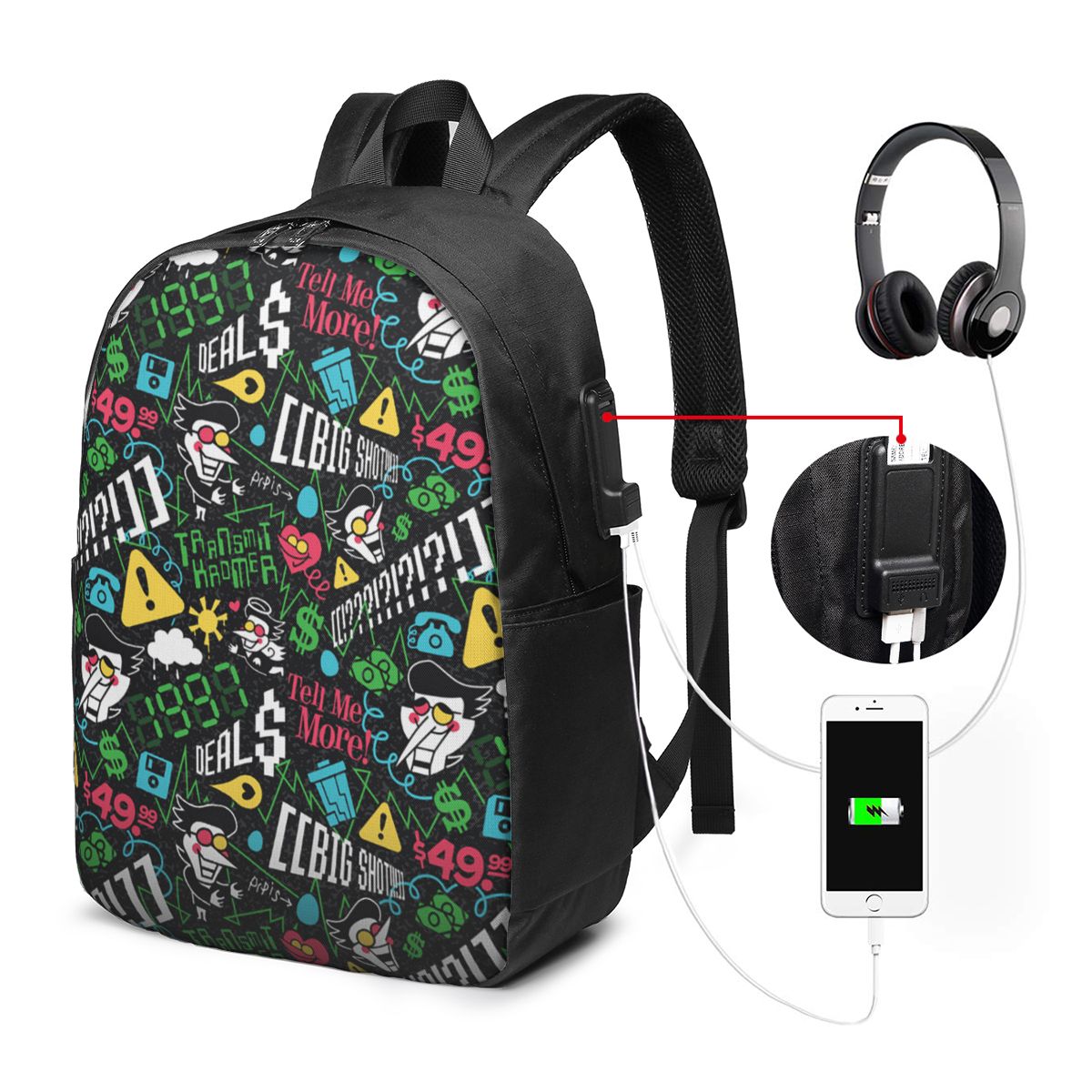 Deltarune SPAMTON G Backpack T - огляд і ціна Women Bags For Travel
