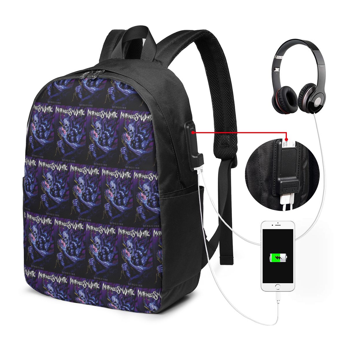 Motionless In White Backpack T - огляд і ціна Women Bags For Travel