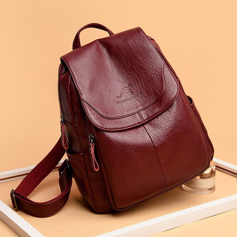 Vintage Soft Leather Backpack  - огляд і ціна Women'S Vegan Bags