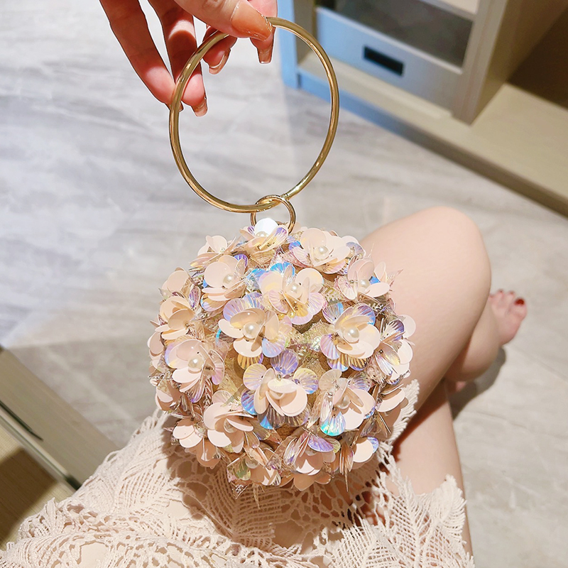 Mini Sequin Flower Evening Bag - огляд і ціна Women'S Evening Bags