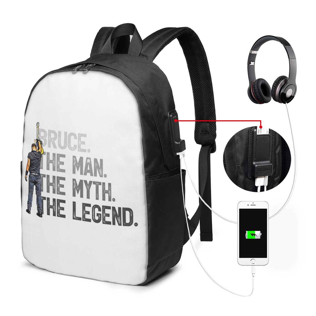 Bruce Springsteen Backpack Tra - огляд і ціна Women Bags For Travel