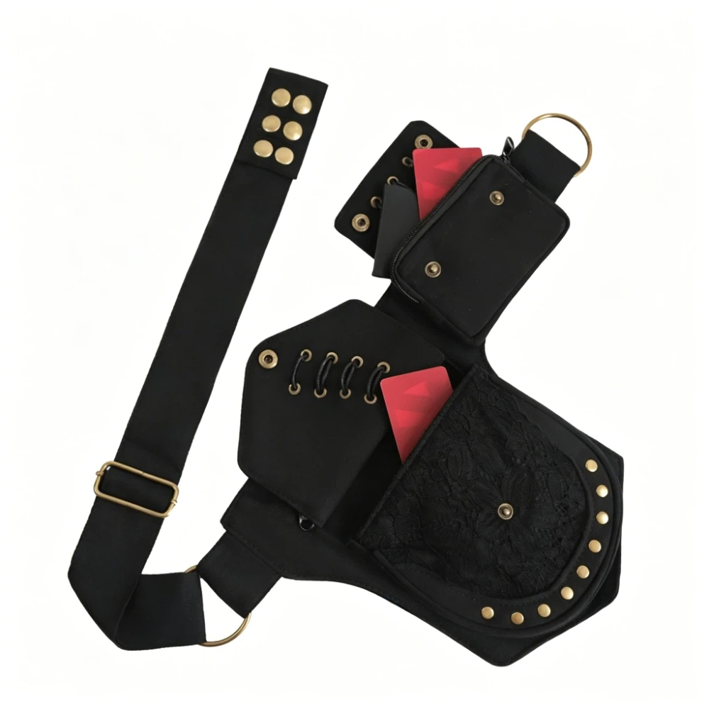 Adjustable Strap Punk Style Be - огляд і ціна Women'S Bum Bags