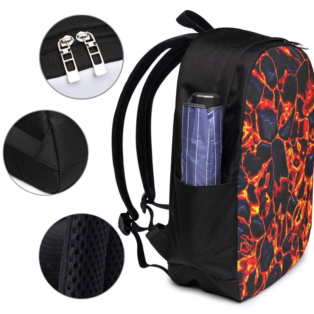 Magma Volcano Lava Fire Backpa - огляд і ціна Women Bags For Travel