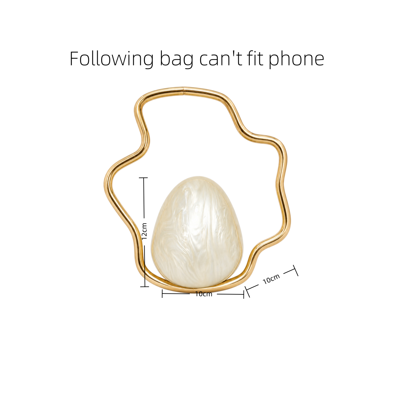 Women mini Acrylic Egg Bag Cut - огляд і ціна Women'S Evening Bags