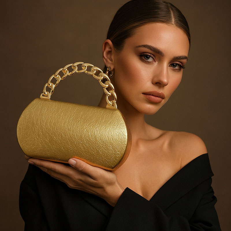 Luxury Gold Metal Buckle Box C - огляд і ціна Women'S Evening Bags