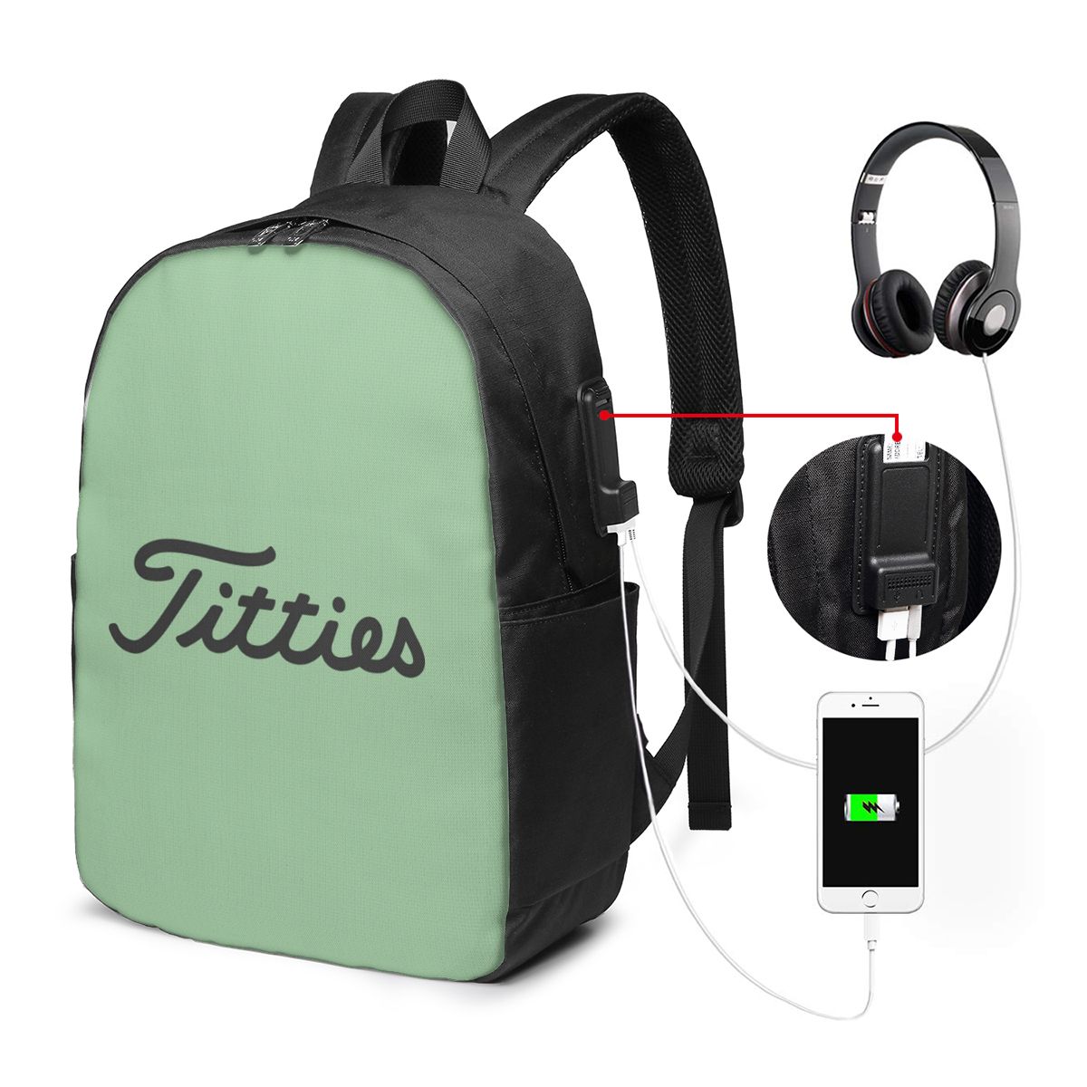 Titties Golf Ball Backpack Tra - огляд і ціна Women Bags For Travel