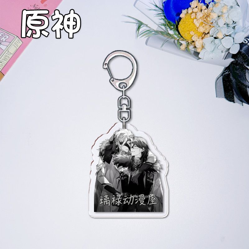 2pcs Genshin Impact  Keychains - огляд і ціна Women Bags Accessories
