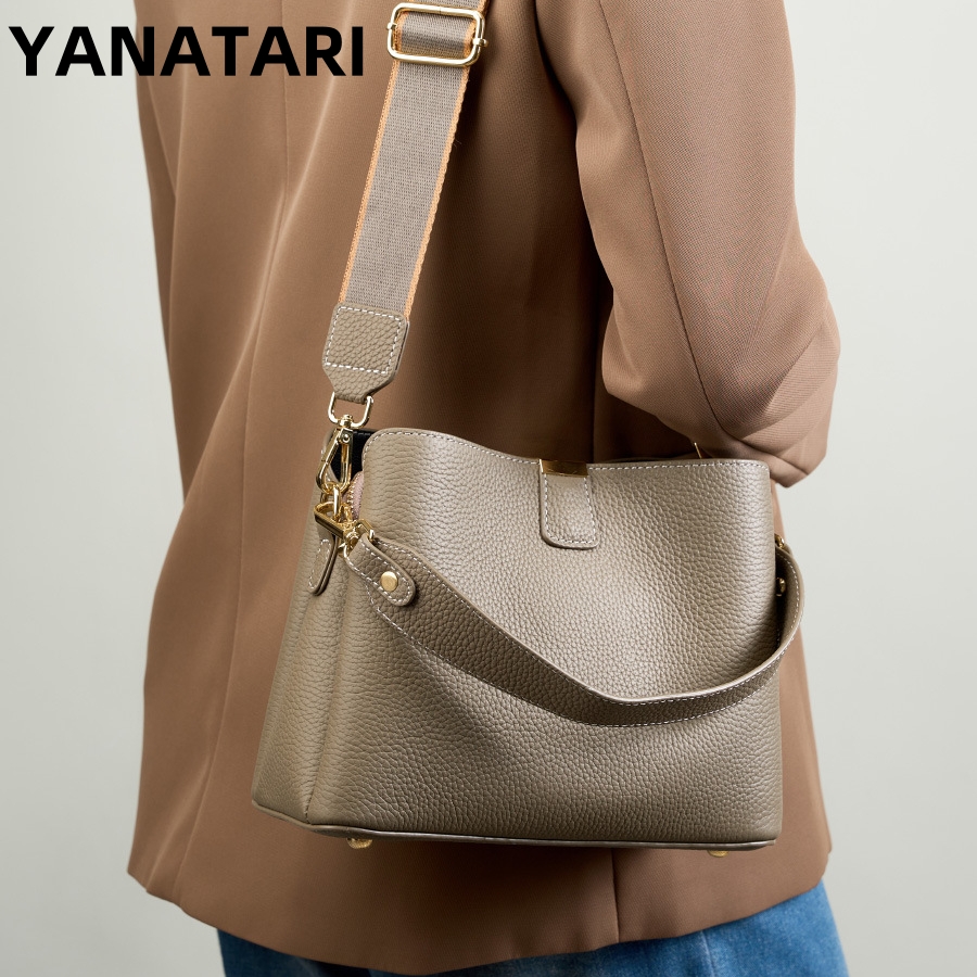YANATARI Genuine Leather Woman - огляд і ціна Women Bags Grey
