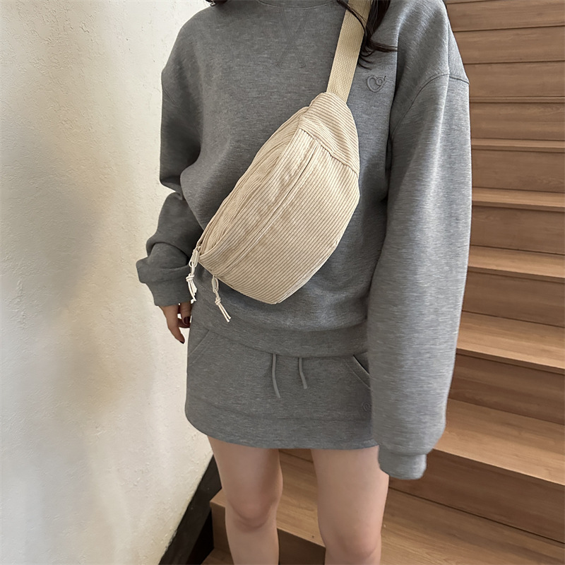 Women Waist Bag Corduroy Stude - огляд і ціна Women'S Bum Bags