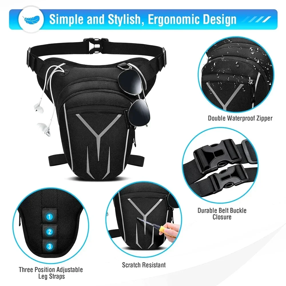Waterproof Drop Leg Bag Thigh  - огляд і ціна Women'S Bum Bags