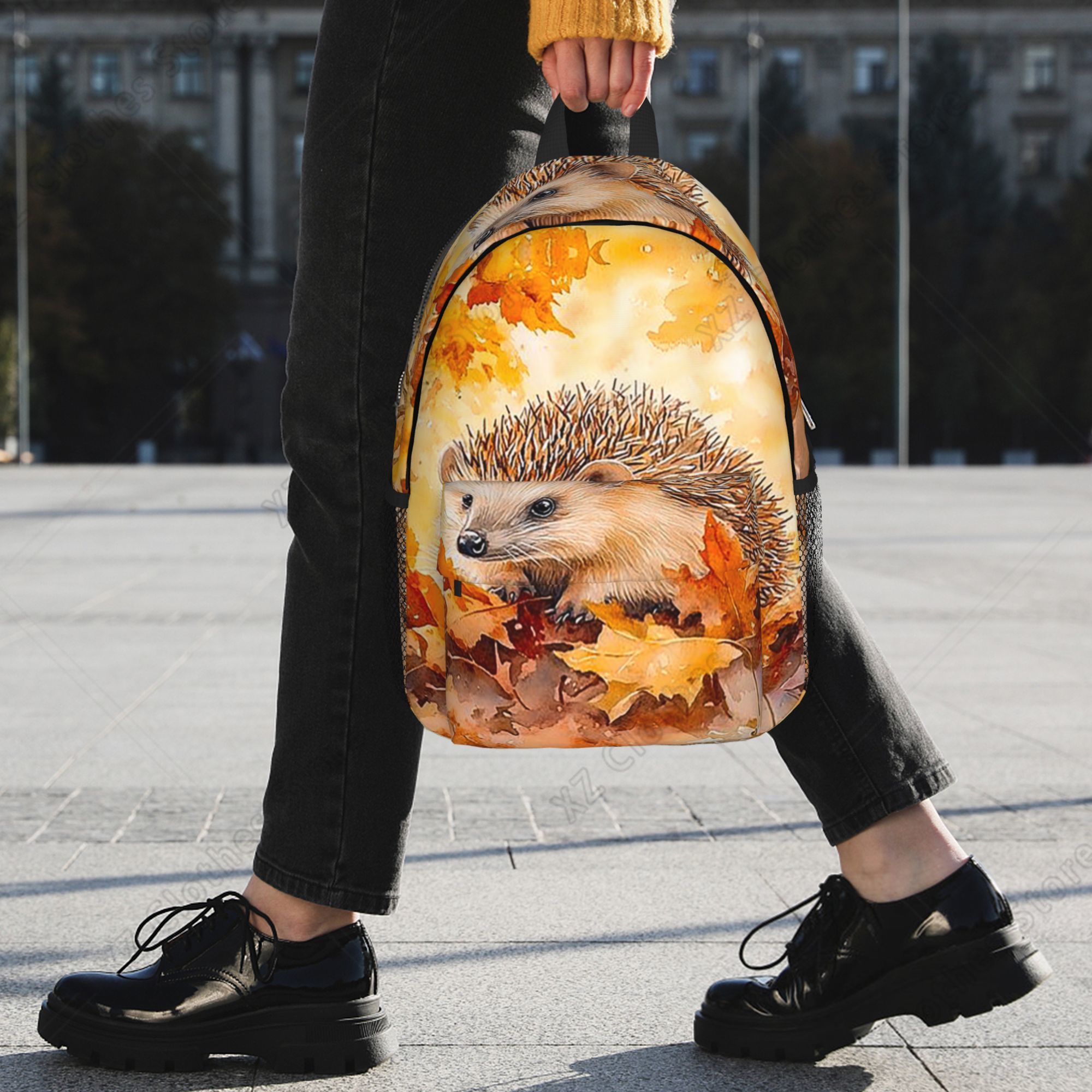 Hedgehogs Autumn Leaves Design - огляд і ціна Women Bags Designer Sale