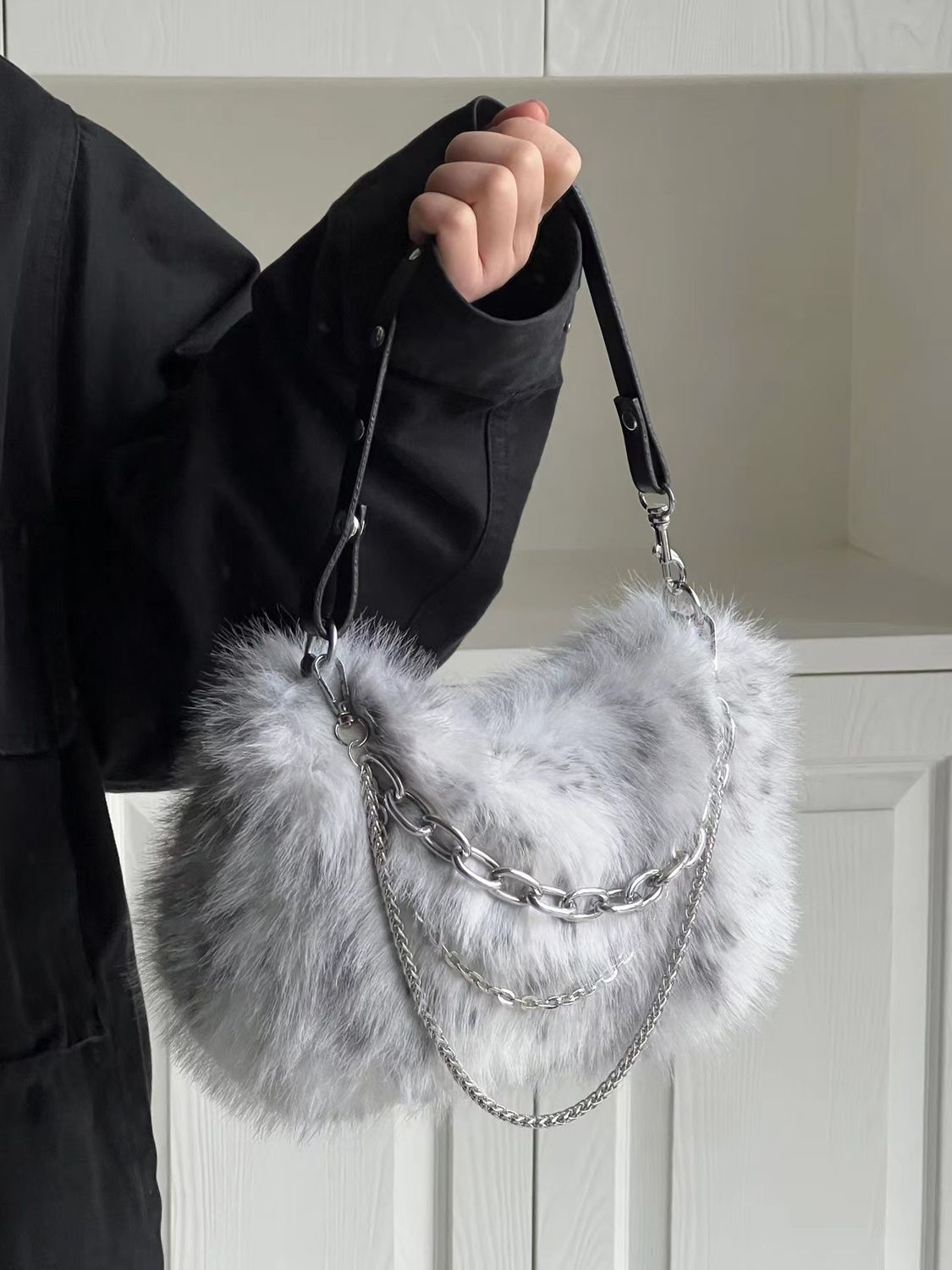 JIAERDI Vintage Y2K Handbag Wo - огляд і ціна Women Bags Grey