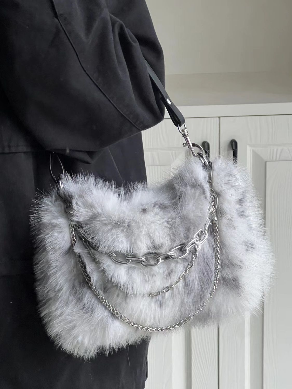 JIAERDI Vintage Y2K Handbag Wo - огляд і ціна Women Bags Grey