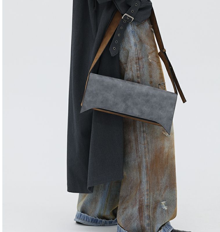JIAERDI Vintage Grey Shoulder  - огляд і ціна Women Bags Grey
