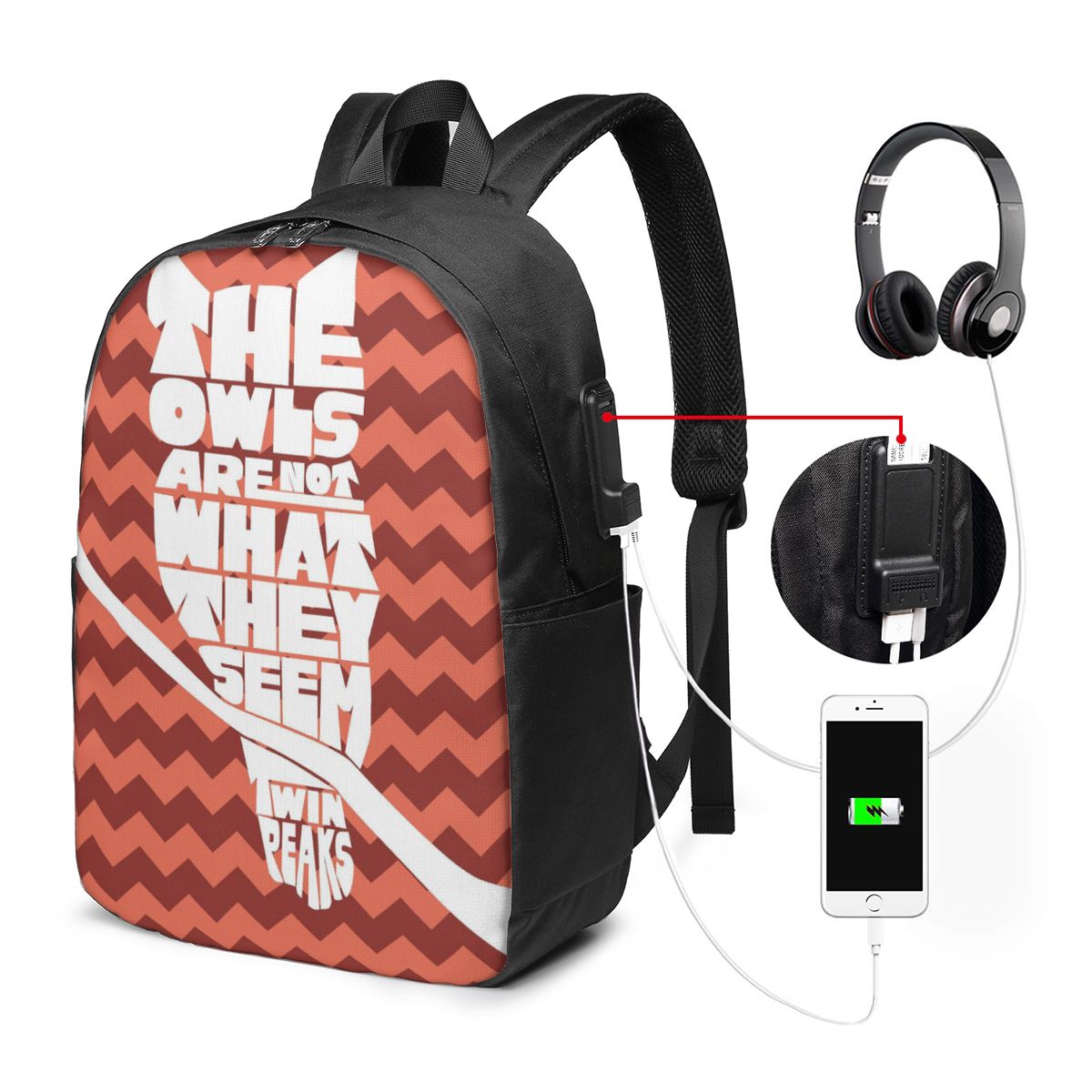 Twin Peaks Red Room Backpack T - огляд і ціна Women Bags For Travel