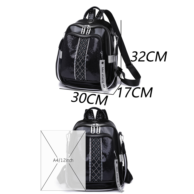 Large Capacity Leather Backpac - огляд і ціна Women Bags H&M