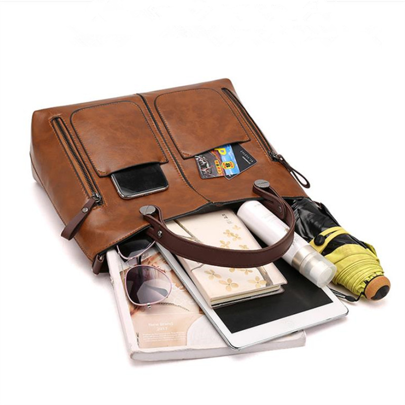 Retro Leather Handbag Shoulder - огляд і ціна Women'S Vegan Bags