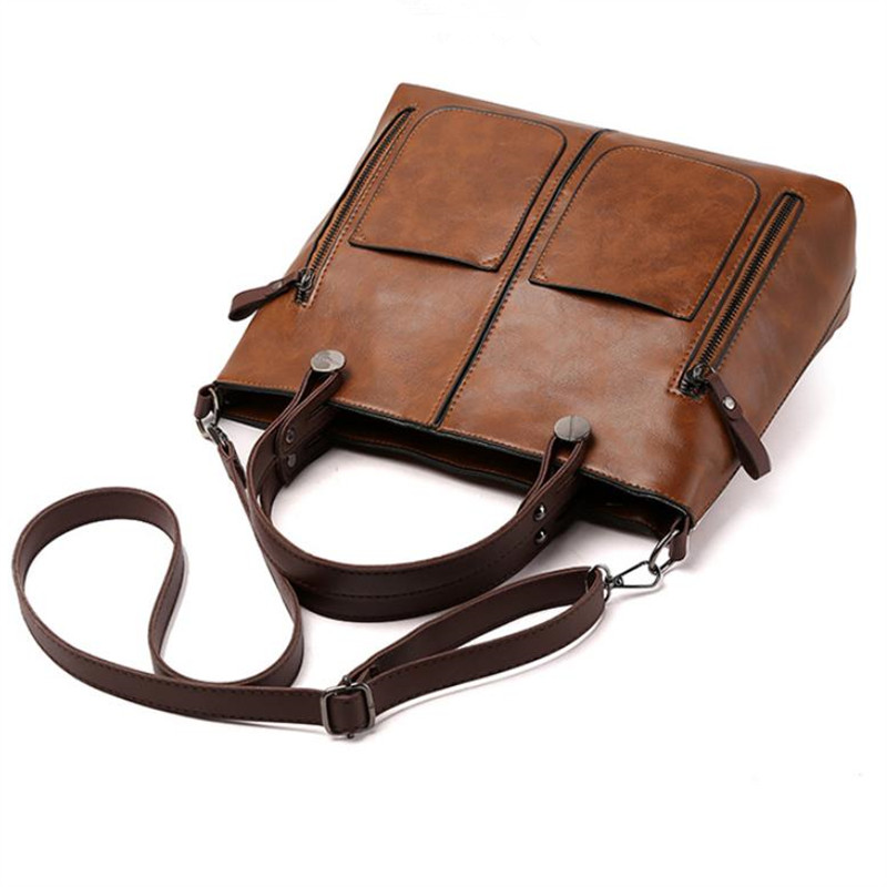 Retro Leather Handbag Shoulder - огляд і ціна Women'S Vegan Bags