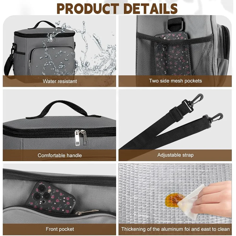 Lunch Bags for Women Original  - огляд і ціна Women Bags Grey