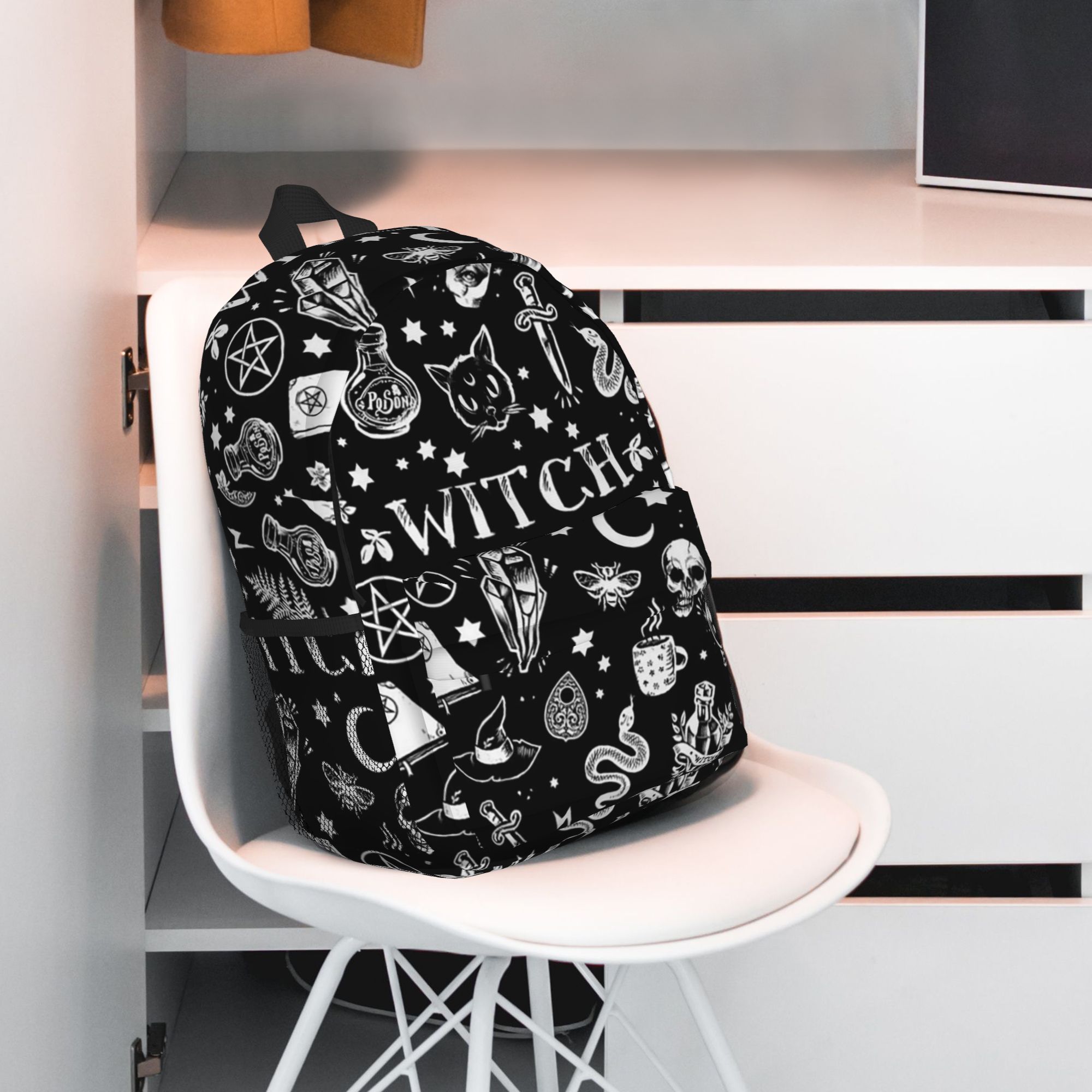 Skull Cat Moon Gothic Design B - огляд і ціна Women Bags Designer Sale
