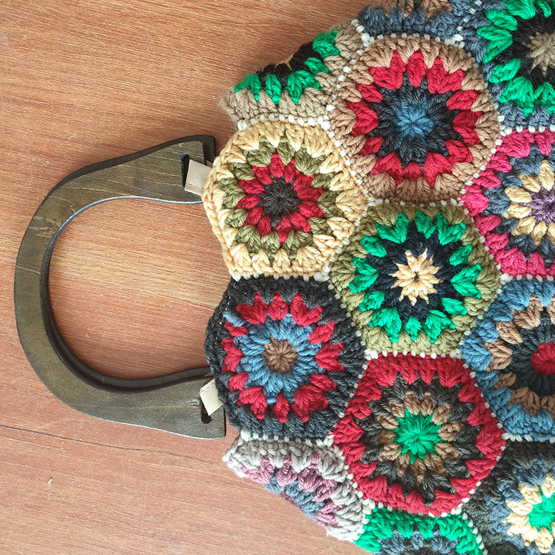 Bohemian Granny SquareCrochet  - огляд і ціна Women'S Vegan Bags